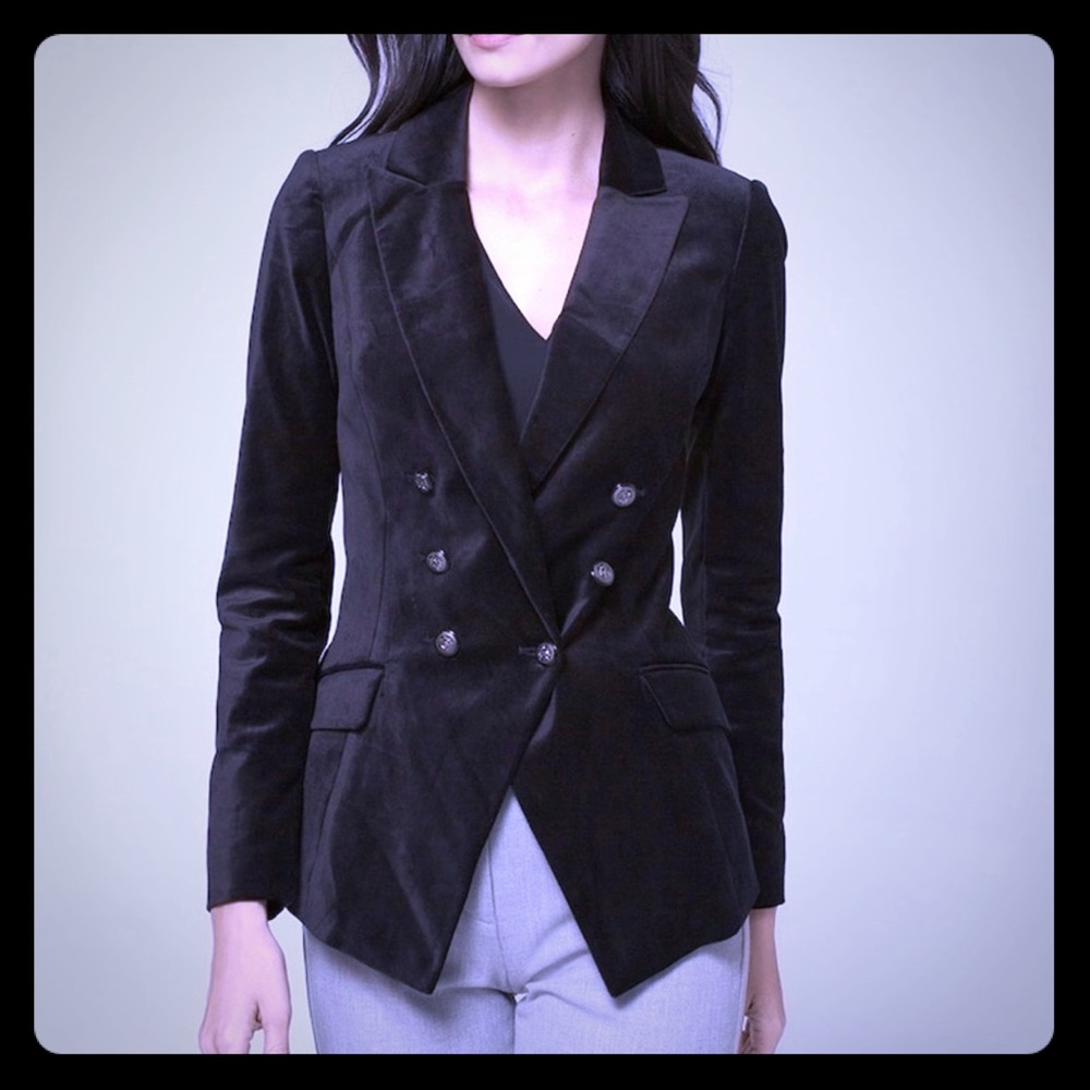 WHBM Velvet Jacket